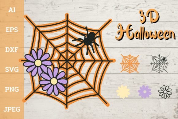 3D Layered Halloween for Autumn Halloween Laser Cutting