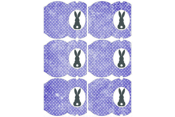 3D SVG Gift Boxes: Pillow Boxes Bunny C.22