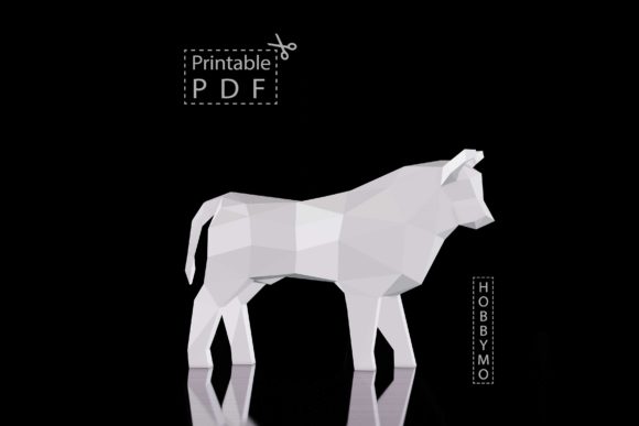 Bull 3D SVG: Shapes for Creative Design