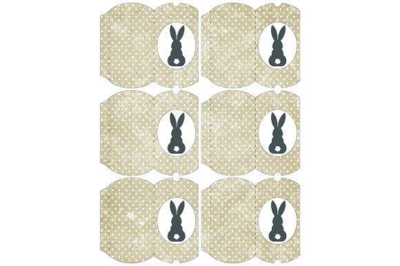 Pillow Boxes Bunny C.2. 3D SVG Gift Boxes