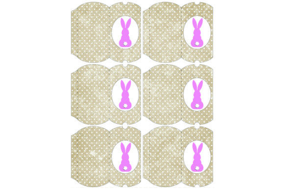 Pillow Boxes Bunny D.2. 3D SVG Gift Boxes
